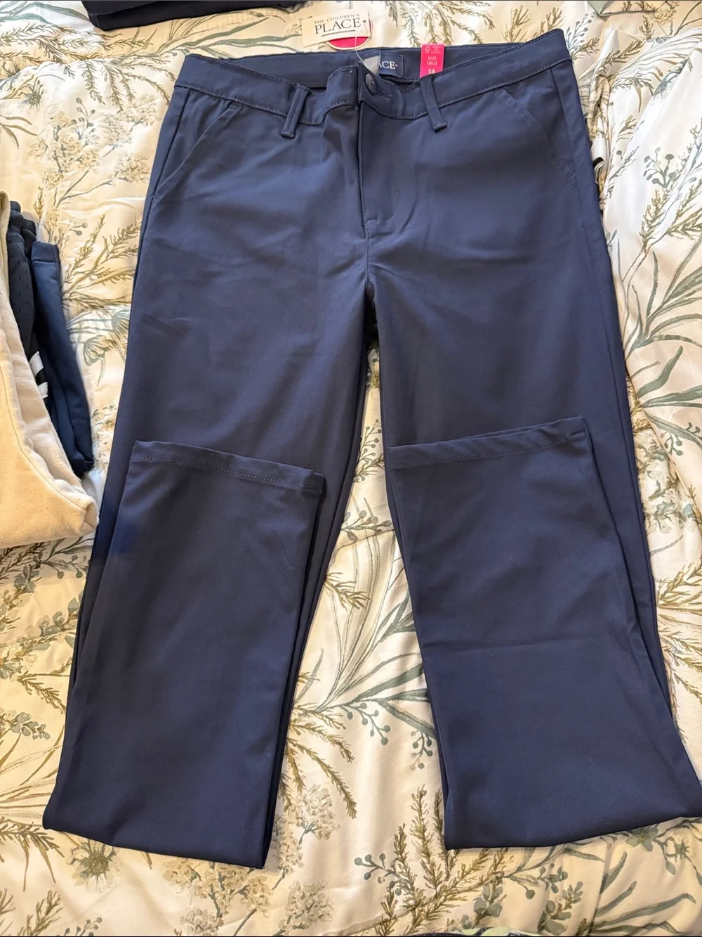 The Children's Place Navy Straight Fit Chino Pants